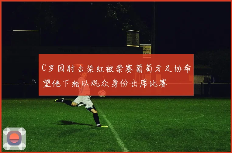 C罗因肘击染红被禁赛葡萄牙足协希望他下轮以观众身份出席比赛